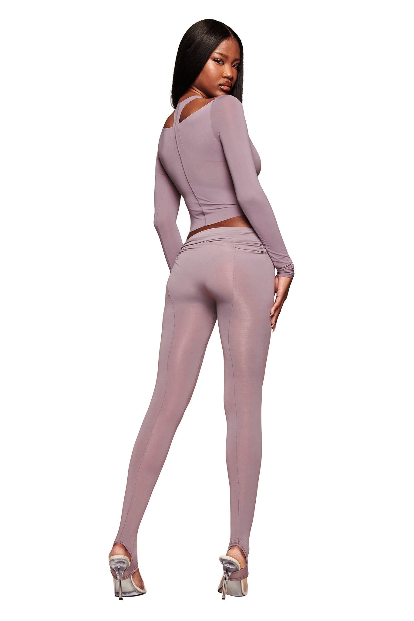 NERINA LEGGING - DUSTY LILAC