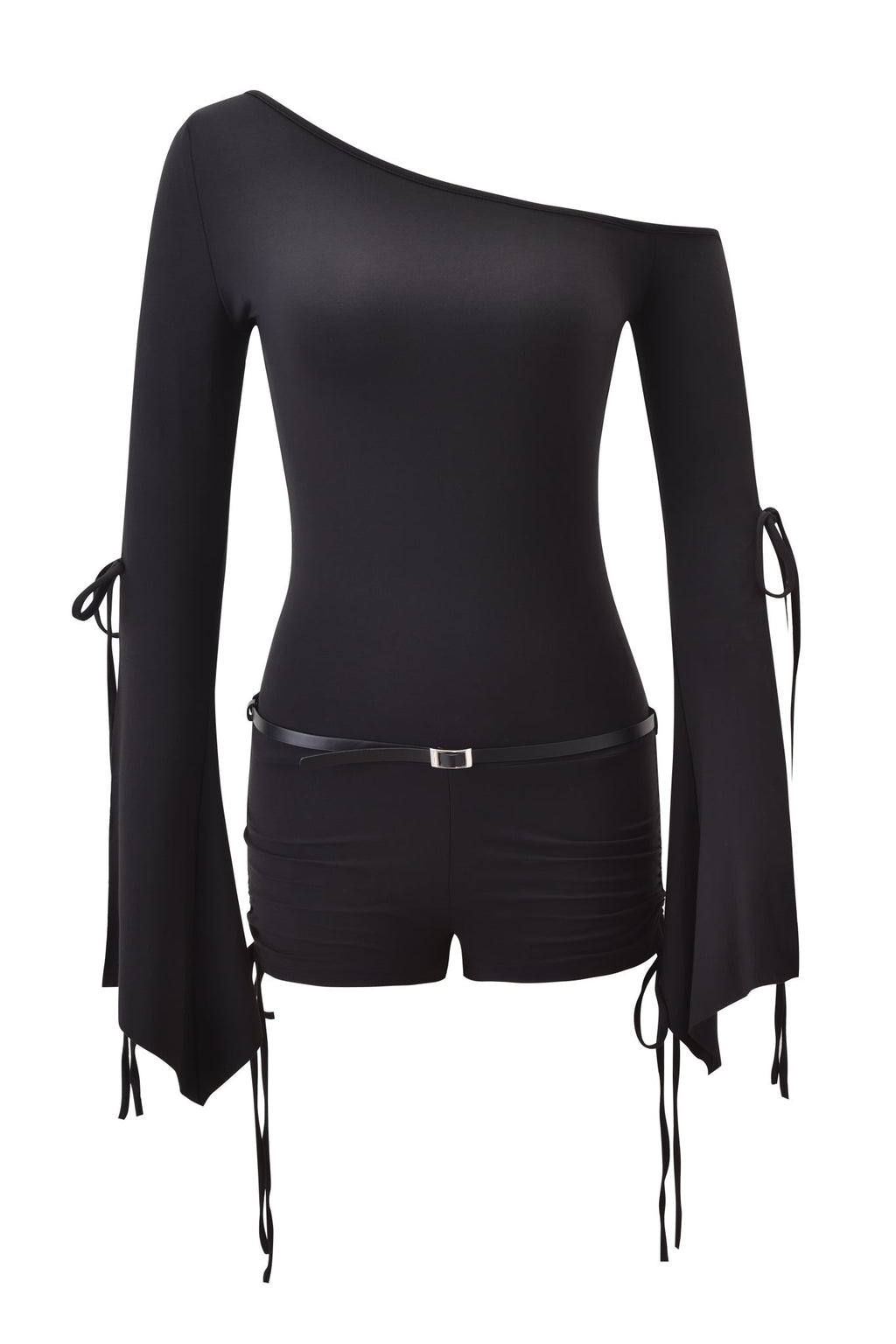 SAPHY PLAYSUIT - BLACK