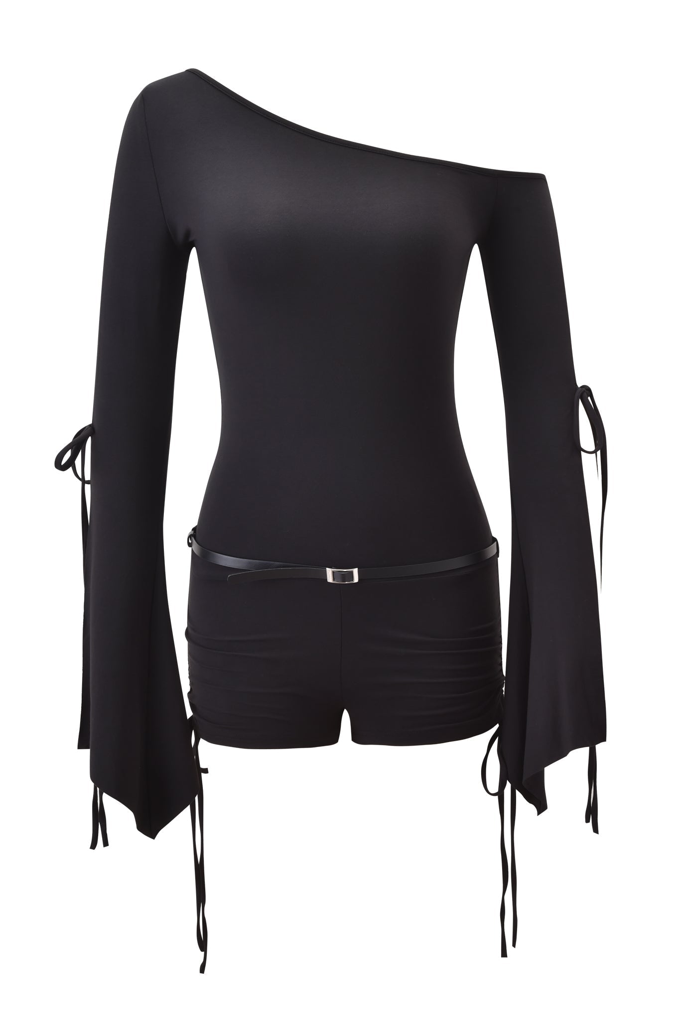 SAPHY PLAYSUIT - BLACK